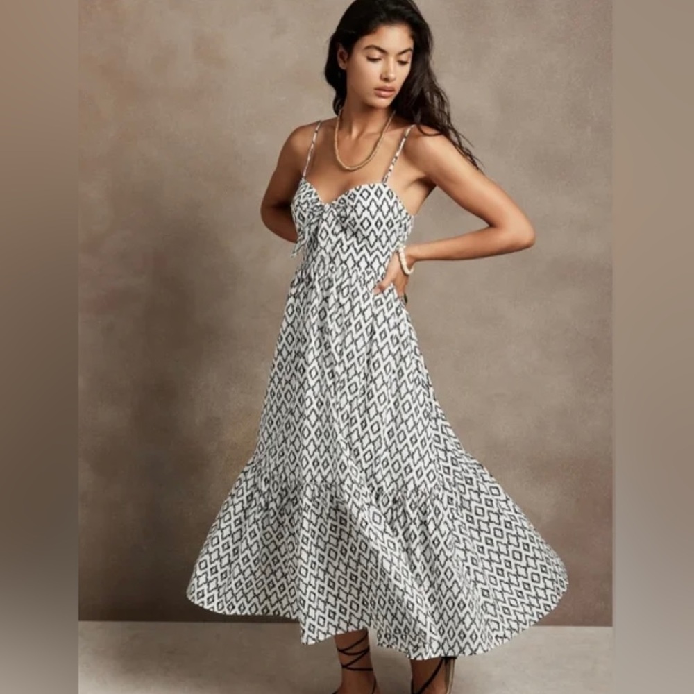 Banana Republic Factory tie front maxi dress. New without tags, New S Small